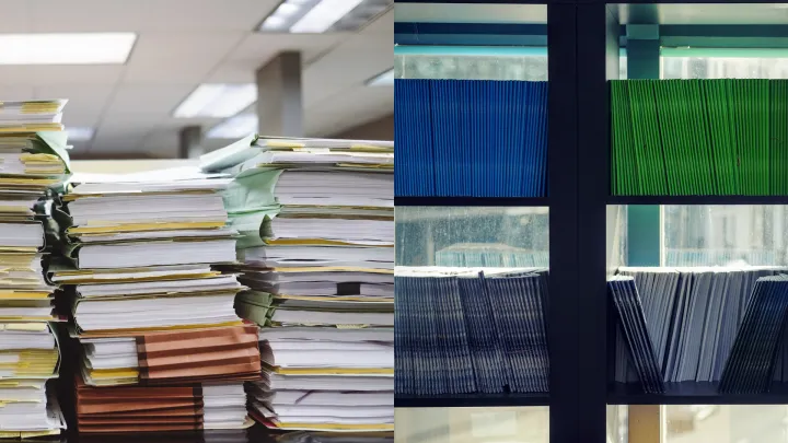 How do you organize Folders in Project Management?